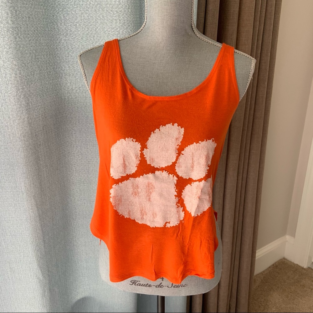 Orange Clemson tank